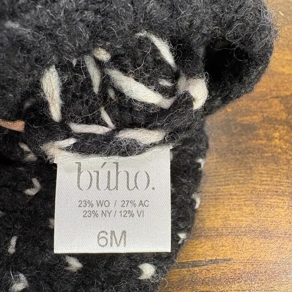 Buho Barcelona Knit Romper Size 6 Months Overalls Wool Blend Winter Classic‎